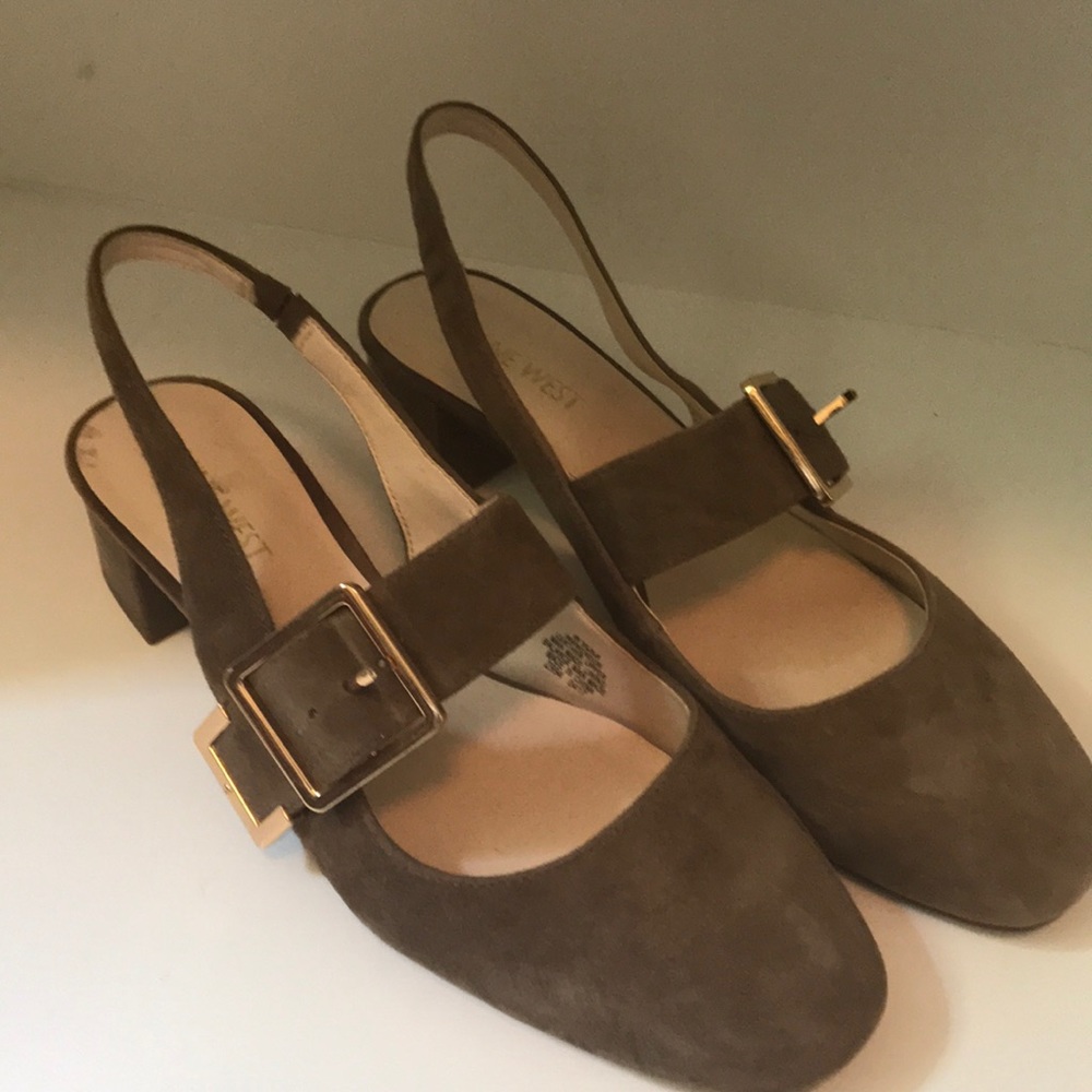 Nine West suede heels